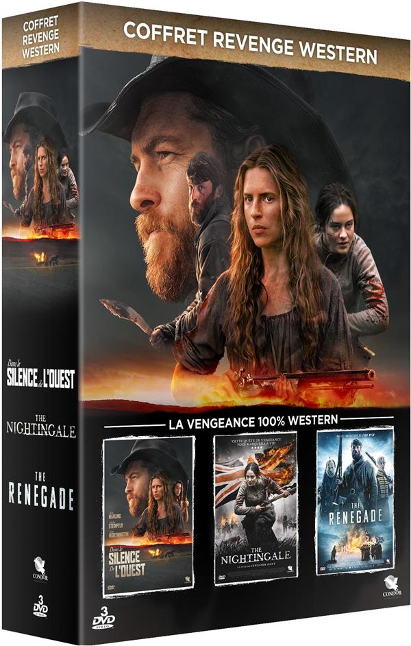 Revenge Western - Coffret 3 films : Dans le silence de l'Ouest + The Nightingale + The Renegade