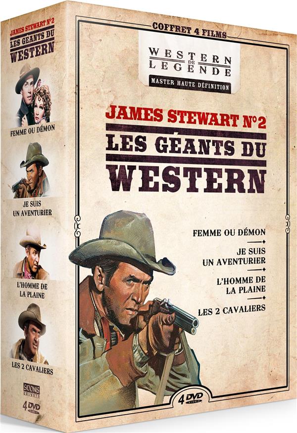Les géants du western : James Stewart n°2 - Coffret 4 films