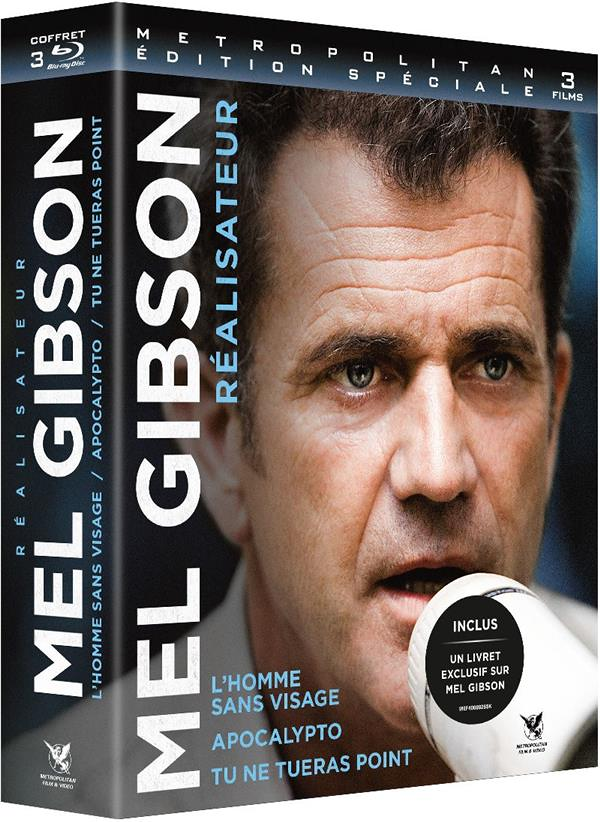 Mel Gibson réalisateur - 3 films : L'homme sans visage + Apocallypto + Tu ne tueras point