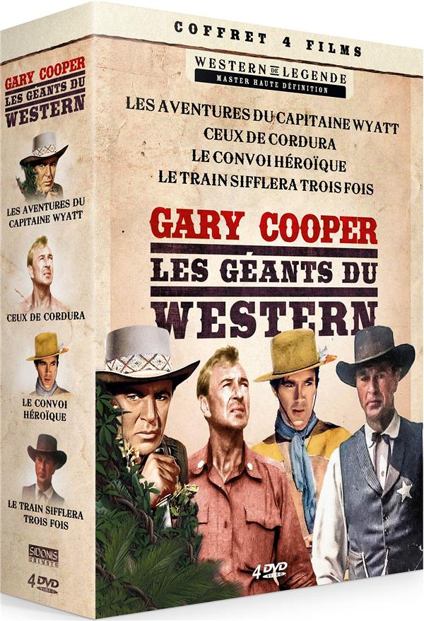 Les géants du western : Gary Cooper n° 2 - Coffret 4 films