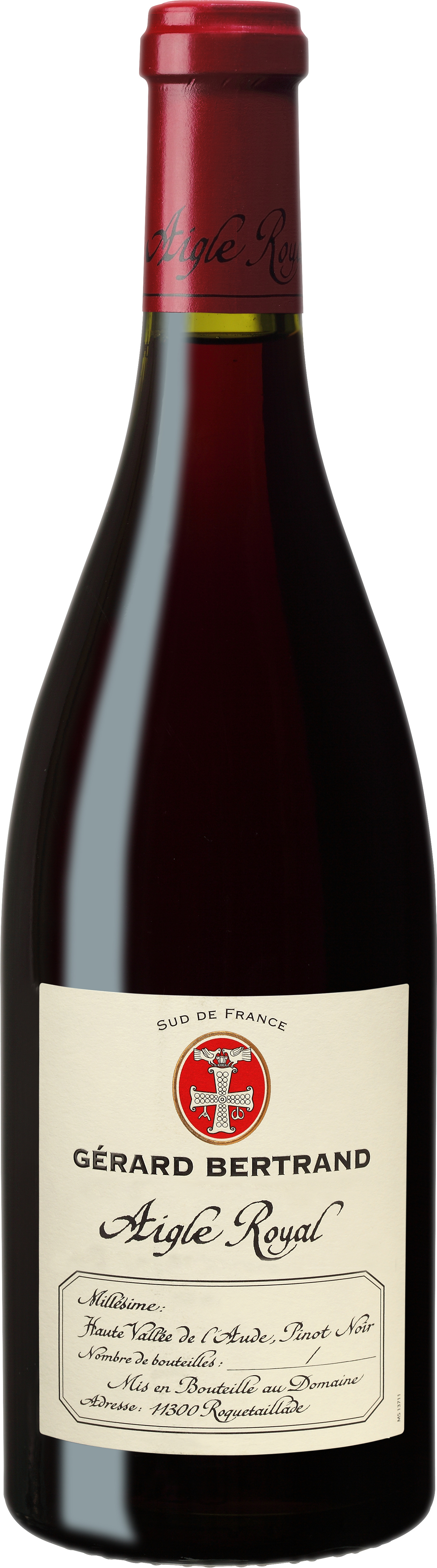 Gérard Bertrand - Aigle Royal, 2019 - Haute Vallée de l'Aude IGP - Rouge - 75 cl