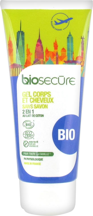 Gel douche 2 en 1 biosecure 100ml
