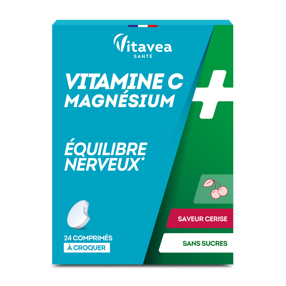 Vitamine C+ Magnesium 24 comprimés