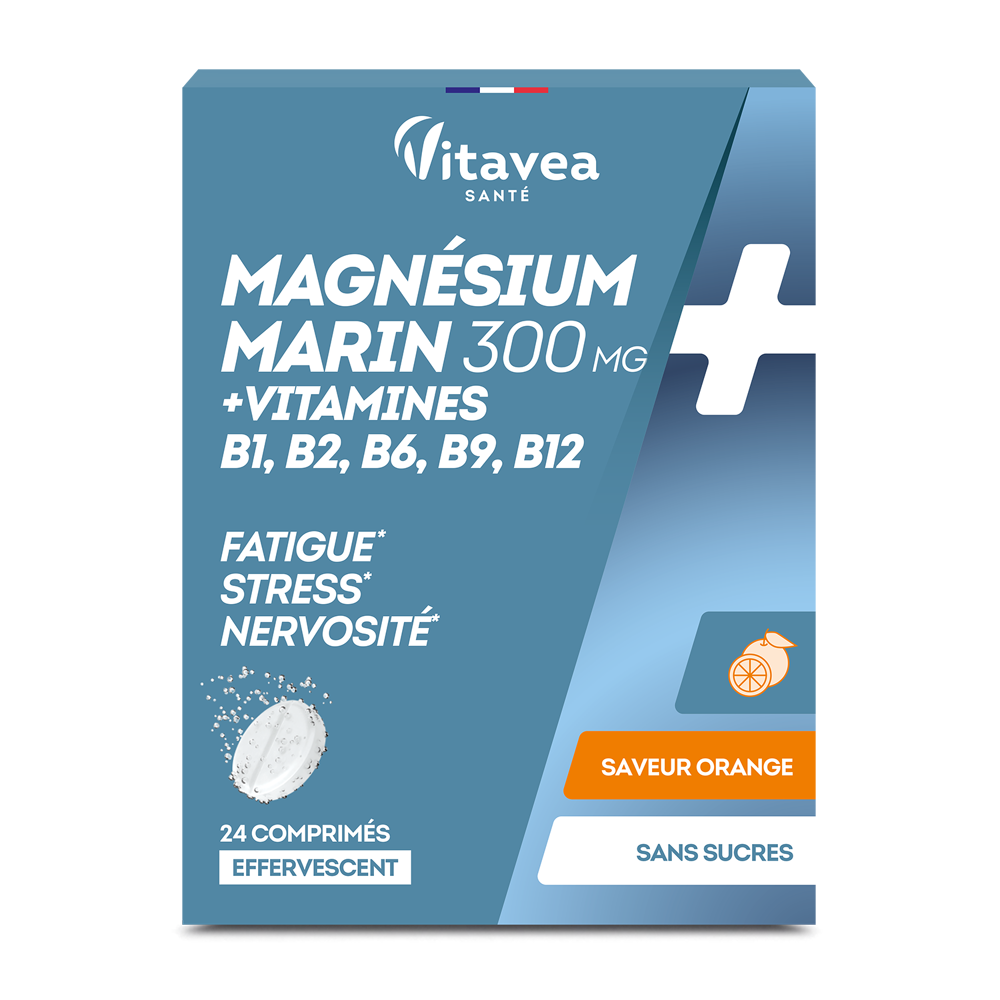 Magnésium + Vitamines B1,B2,B6 - 24 Comprimés