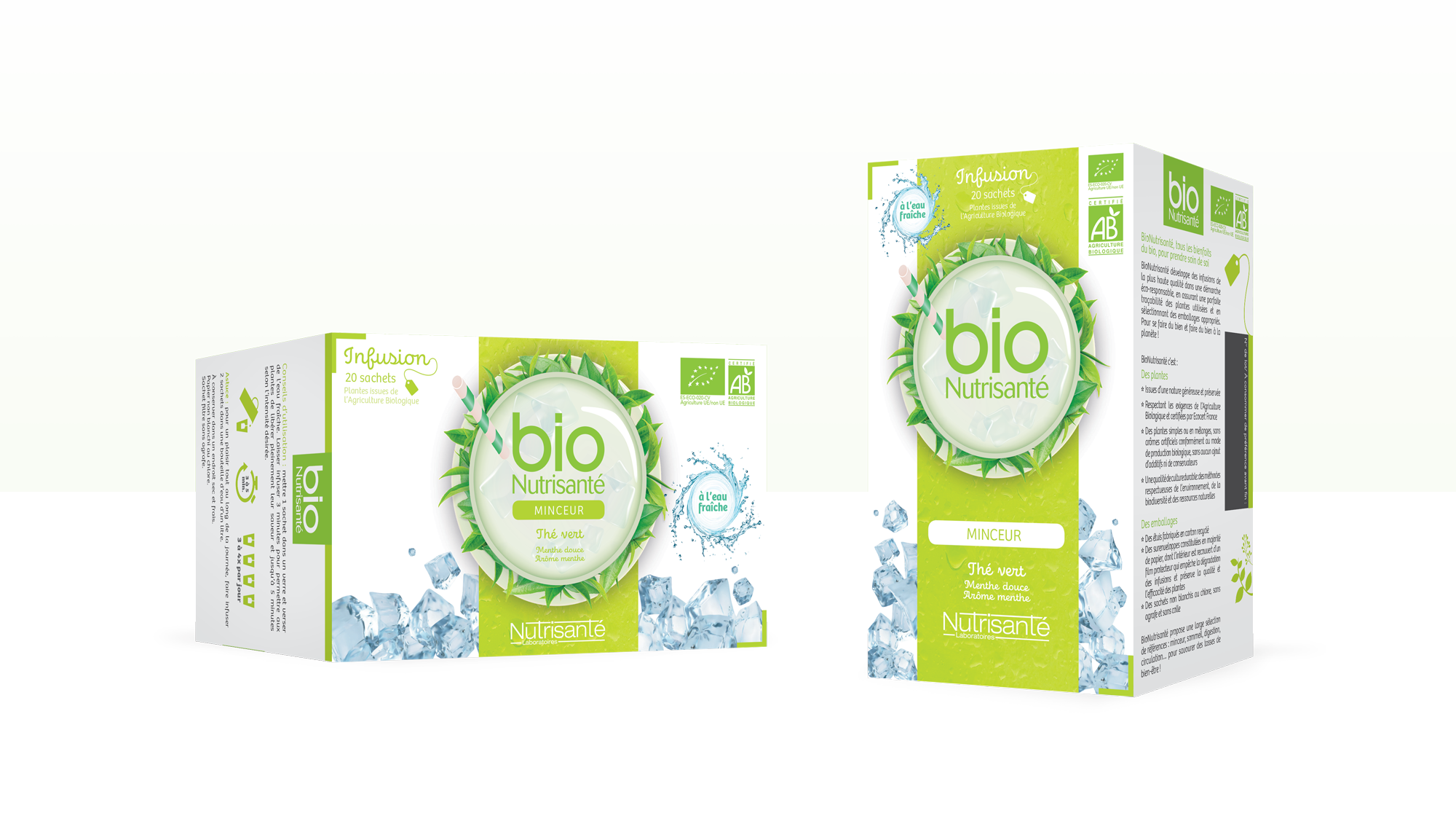 Infusion froide bio minceur 20 sachets