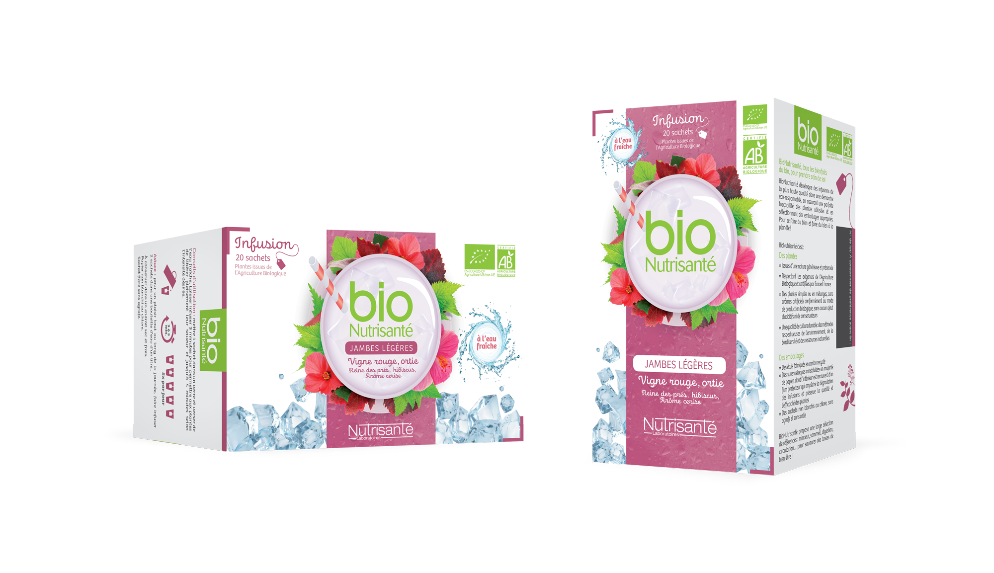 Infusion Froide Bio Jambes Légères 20 Sachets