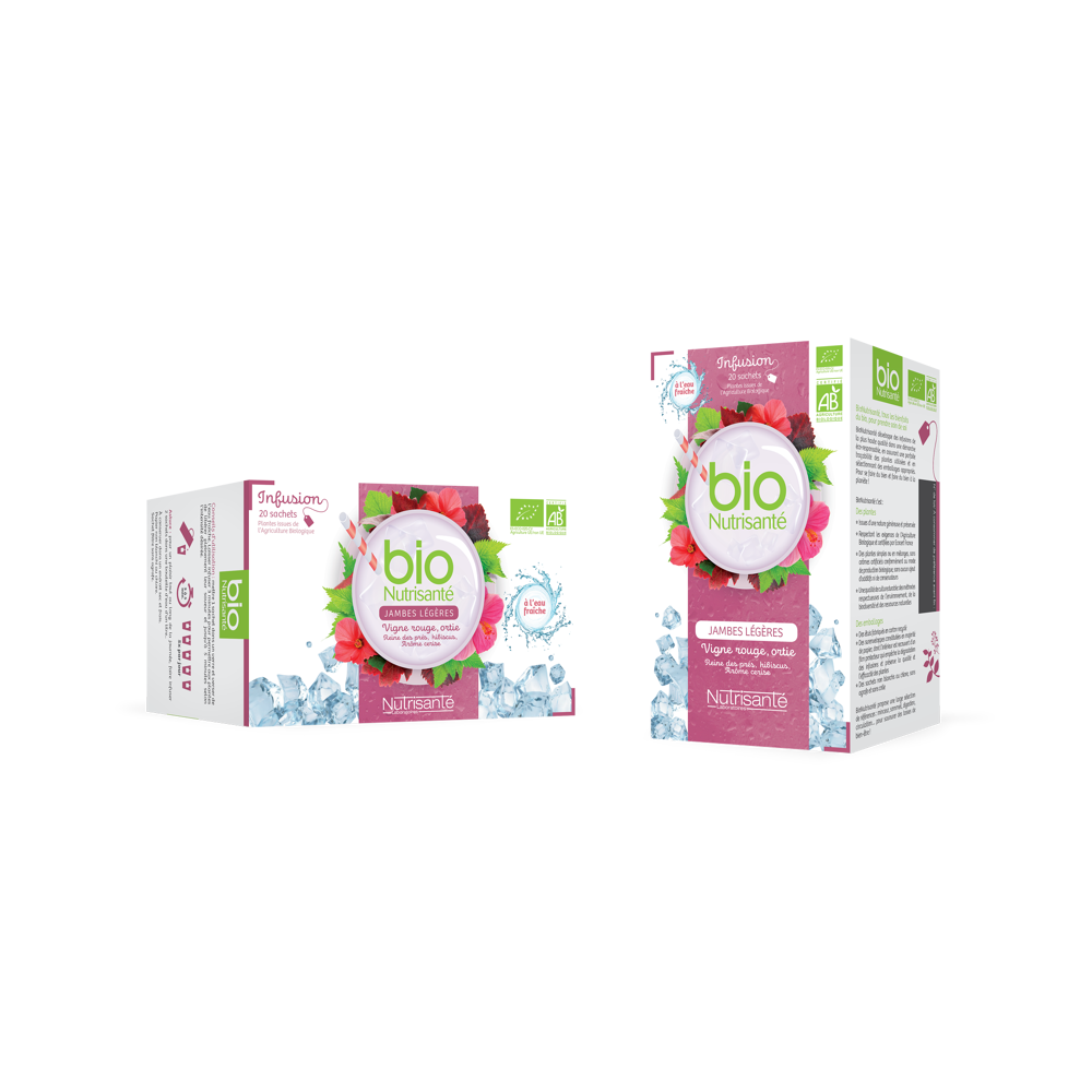 Infusion Froide Bio Jambes Légères 20 Sachets