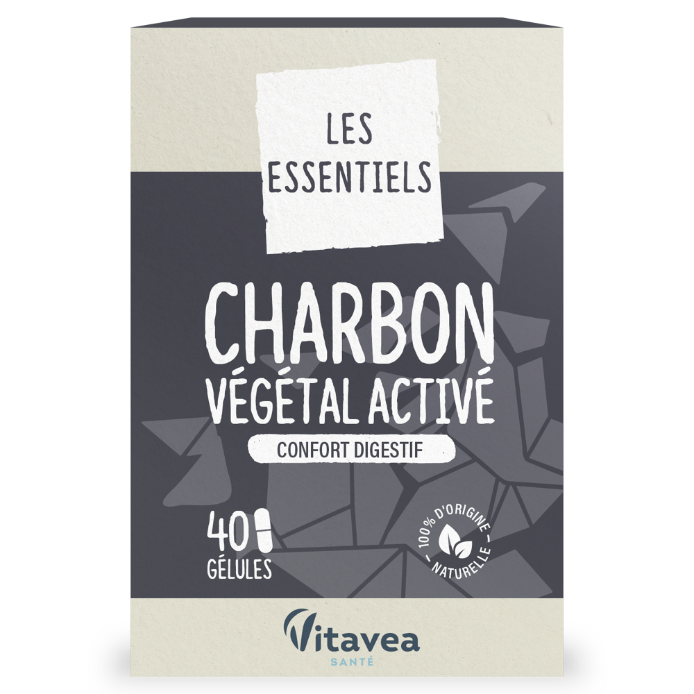 Charbon végétal 40 gélules