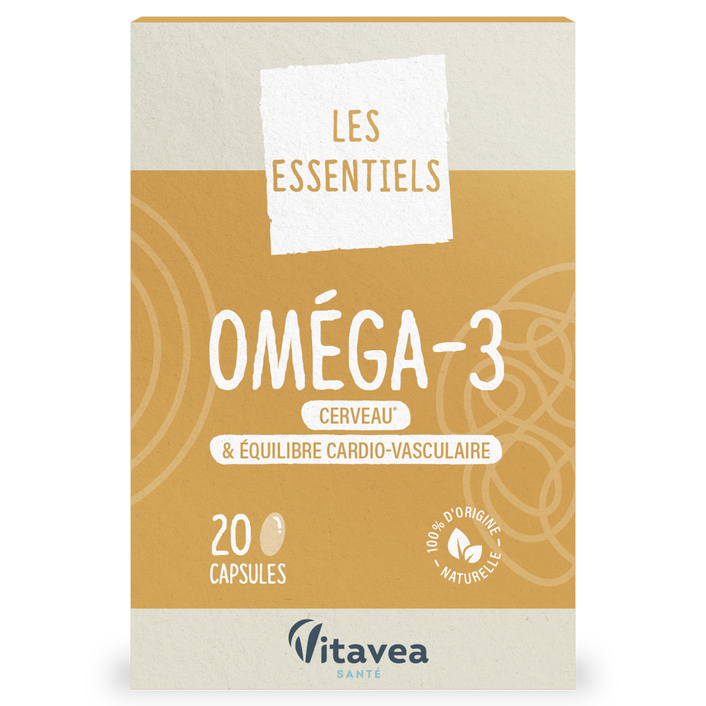 Nutri'sentiels Omega-3 Marin 20 Capsules