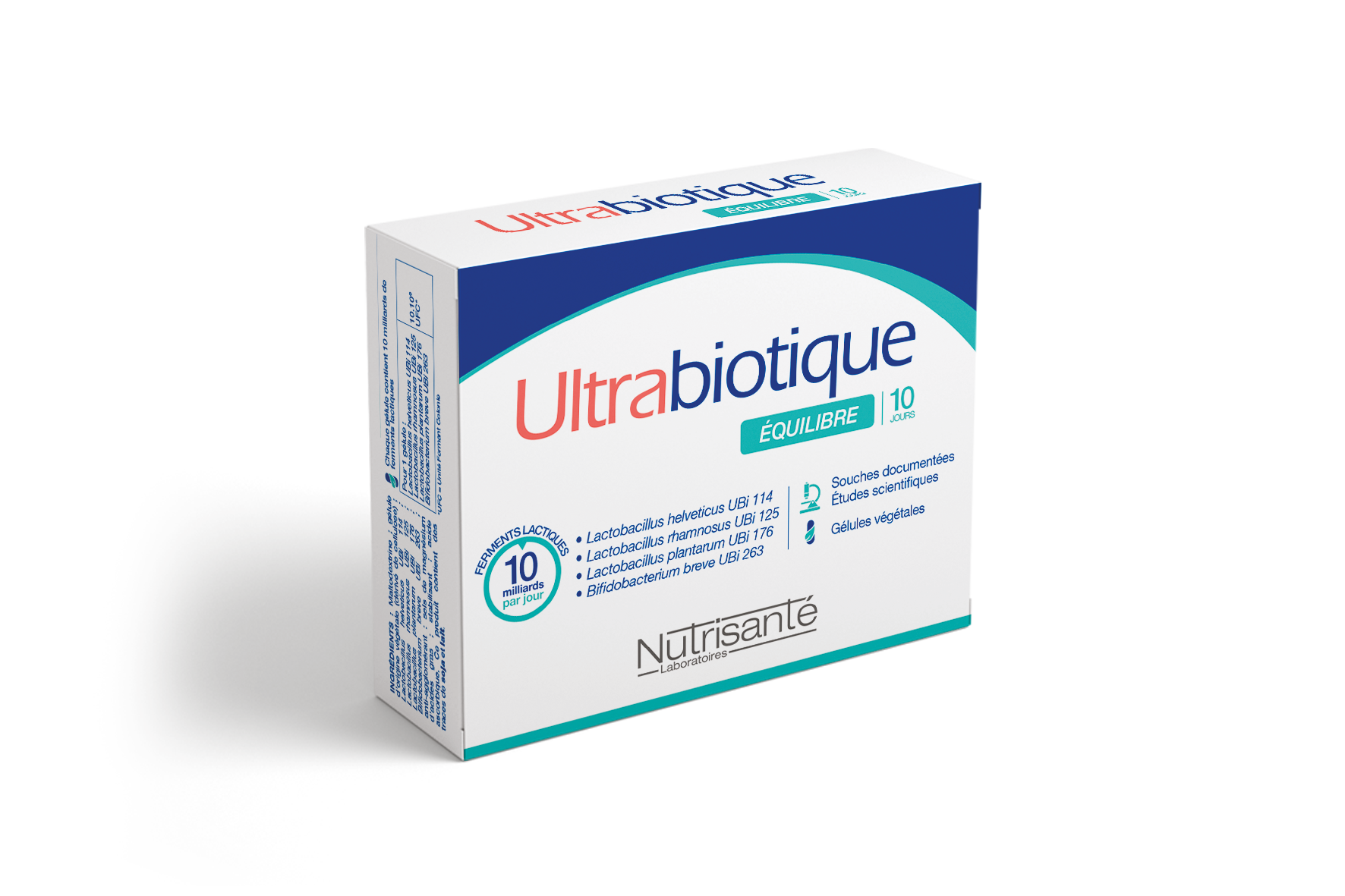 Ultrabiotique équilibre 10 gélules végétales