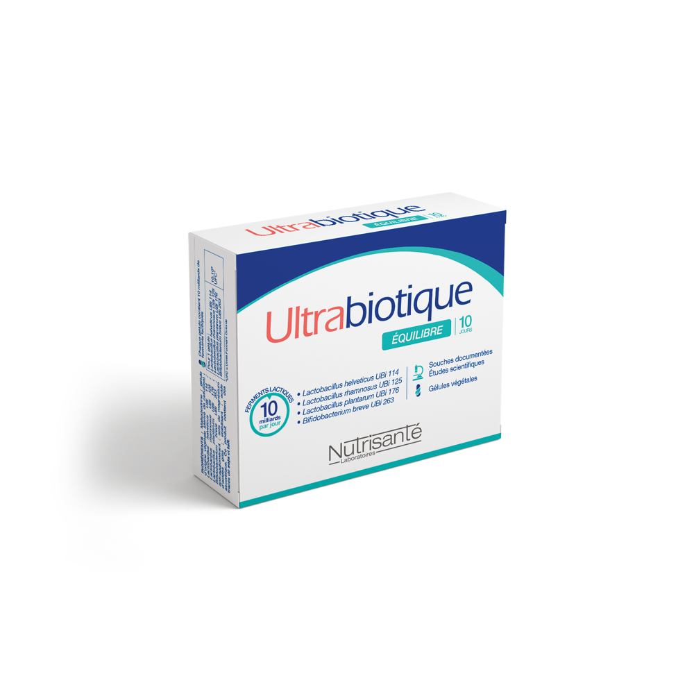 Ultrabiotique équilibre 10 gélules végétales