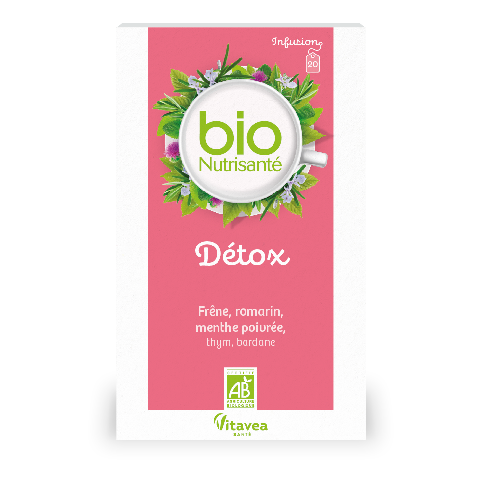 Infusion bio détox 20 sachets