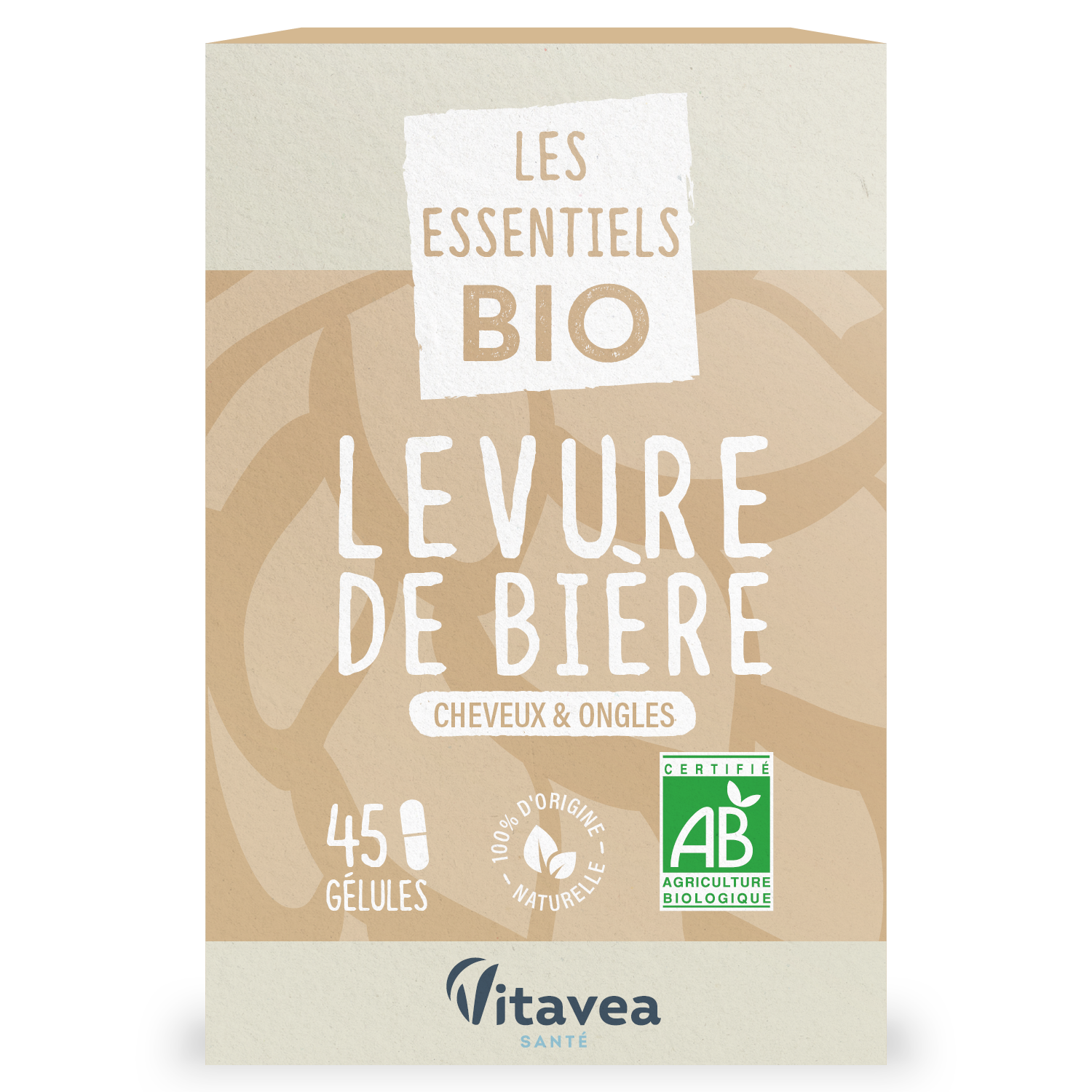 Levure De Biere Bio 45 gélules - Nutri'Sentiels