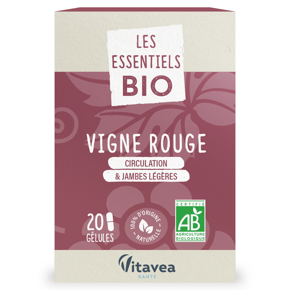 Nutri'Sentiels Vigne Rouge Bio 40 gélules