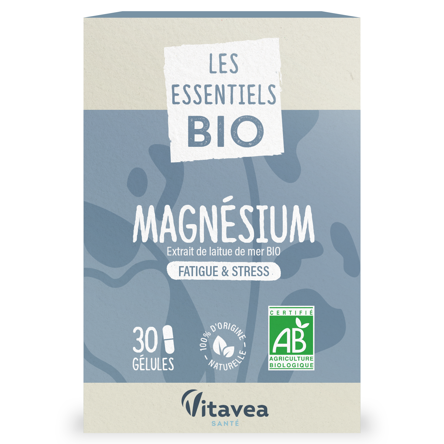 Nutri'Sentiels Magnésium Bio 30 Gélules