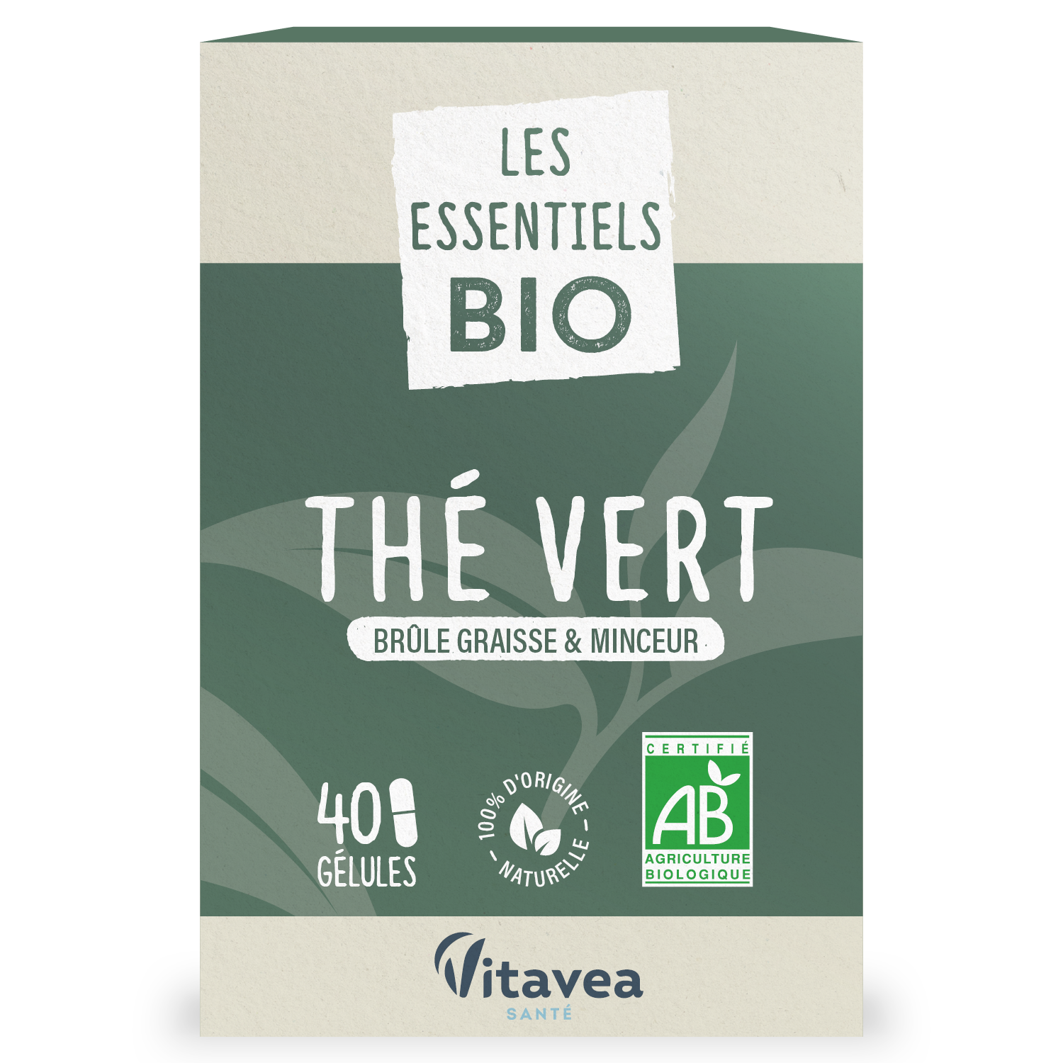 The Vert Bio 40 Gelules - Nutri'Sentiels