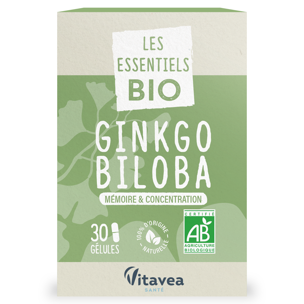 Nutri'Sentiels Ginkgo Bio 30 gélules