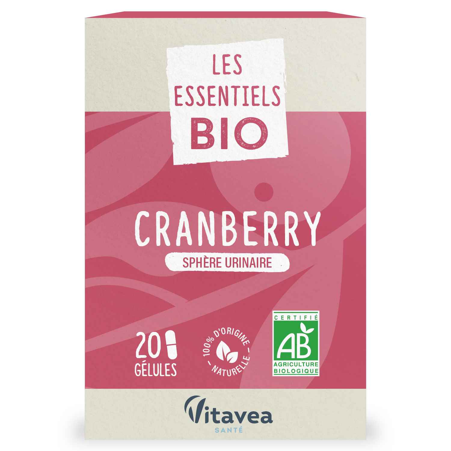 Nutri'Sentiels Cranberry Bio 20 Gélules
