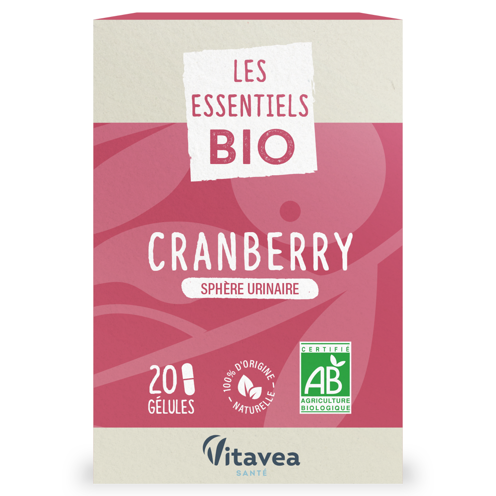 Nutri'Sentiels Cranberry Bio 20 Gélules