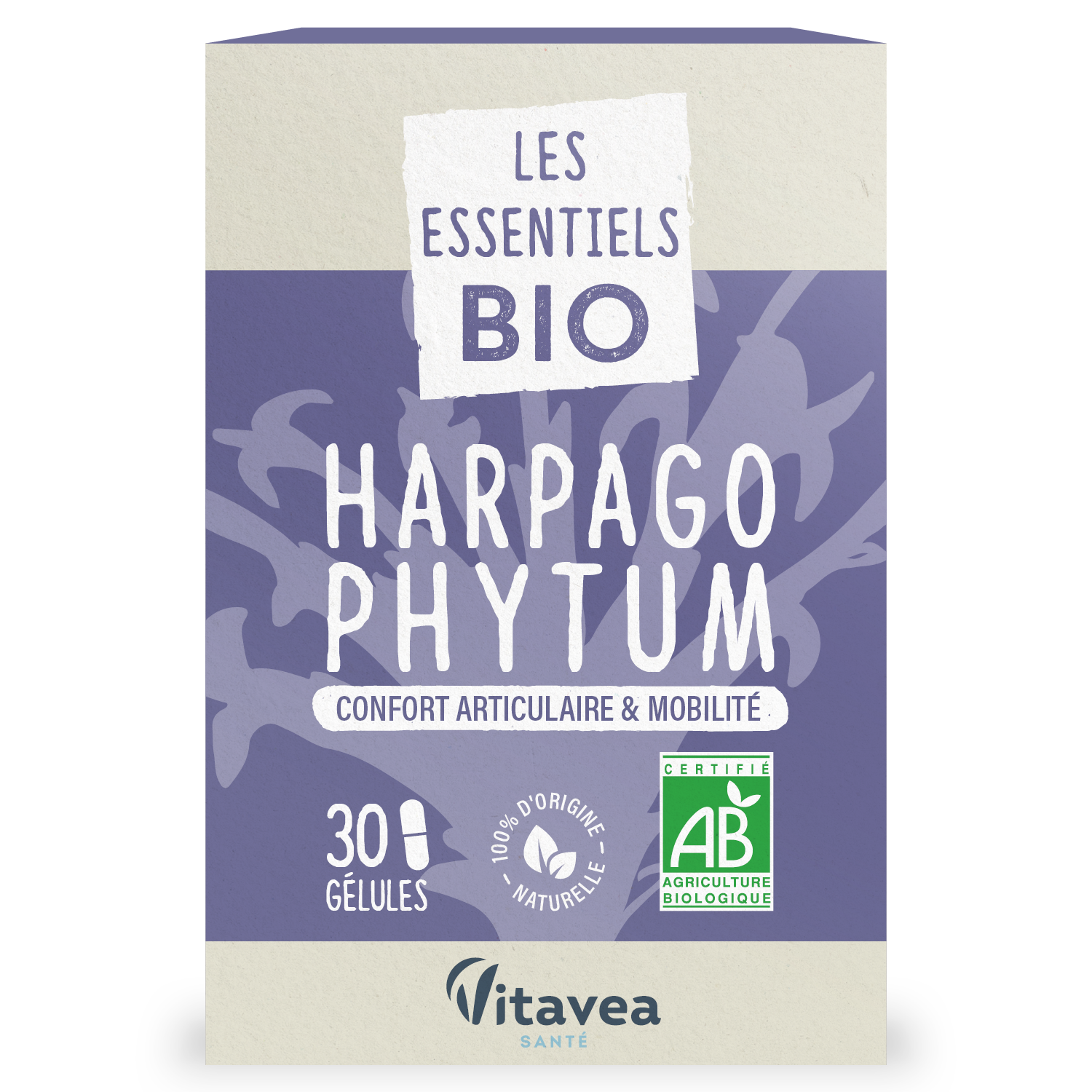 Harpagophytum Bio 30 Gelules - Nutri'Sentiels