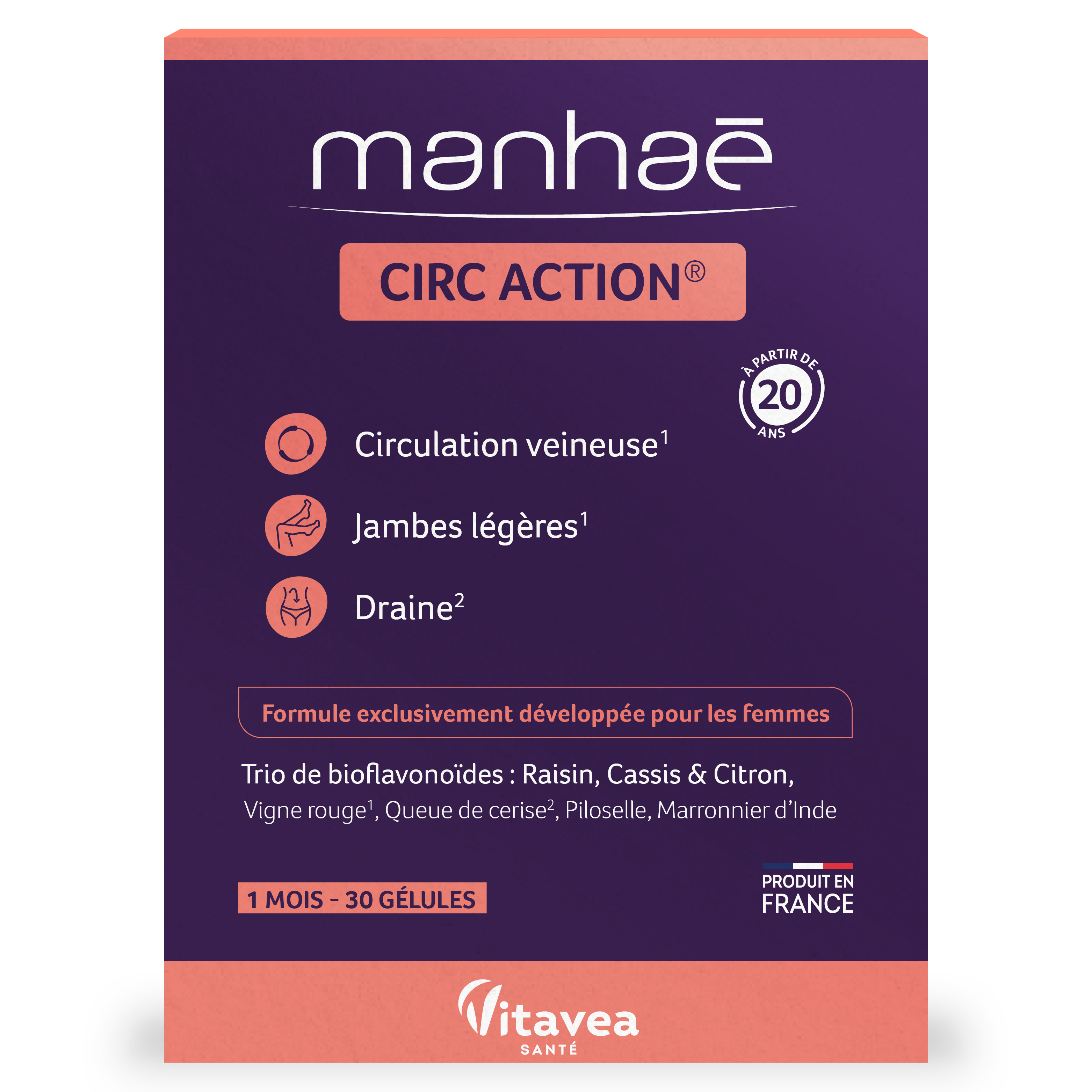 Manhae Circ'action 30 Gélules