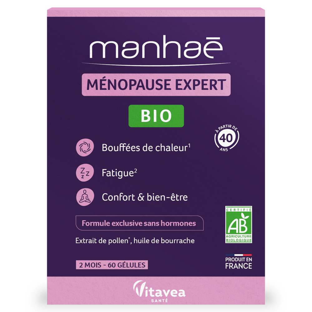 Manhaé Ménopause Bio 60 Gélules