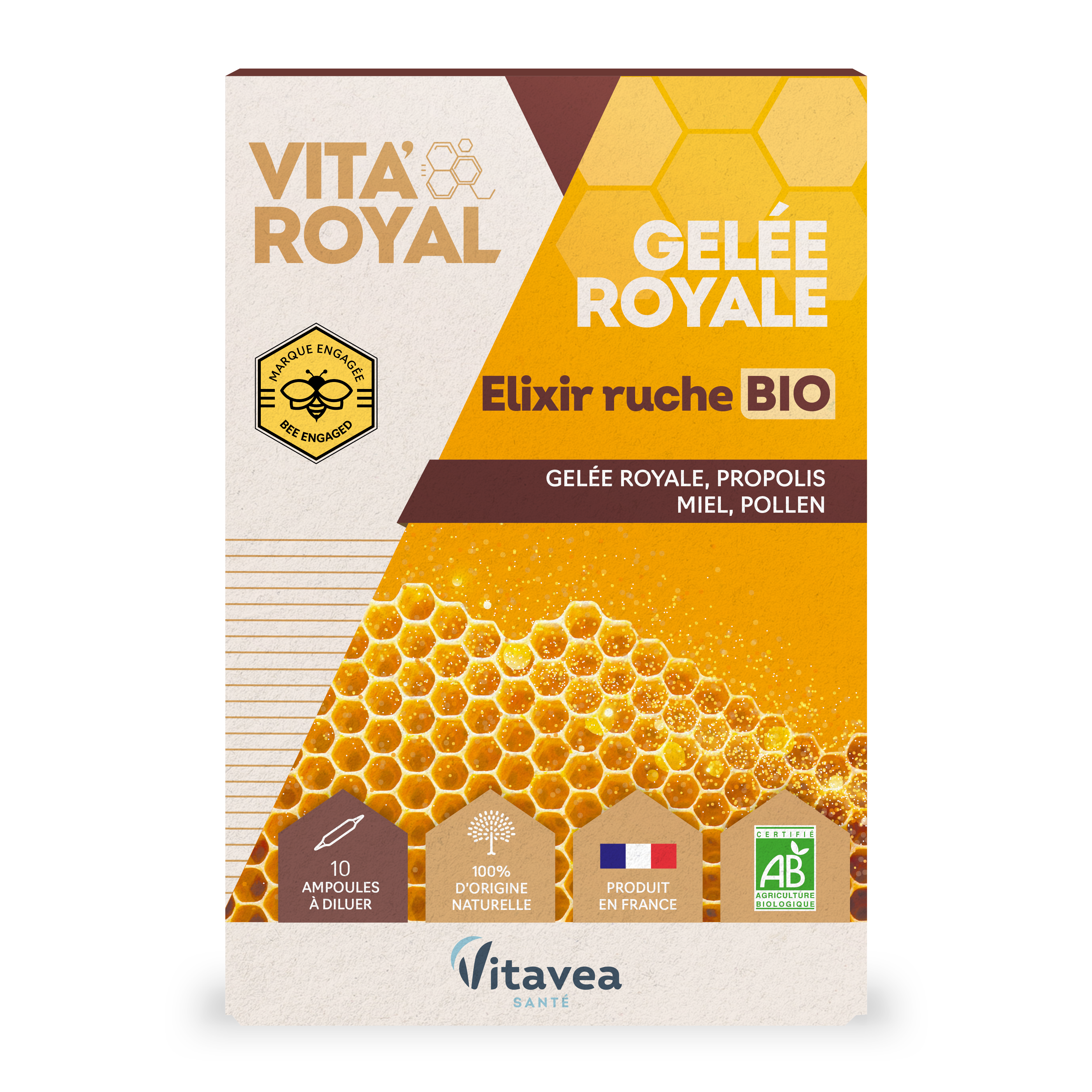 Vita Royal Elixir Ruche Bio 10 Ampoules