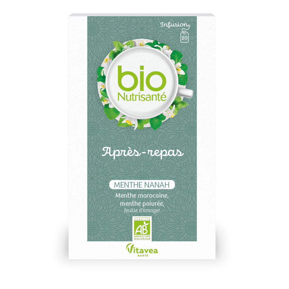 Infusion Bio Menthe Nanah Apres-Repas