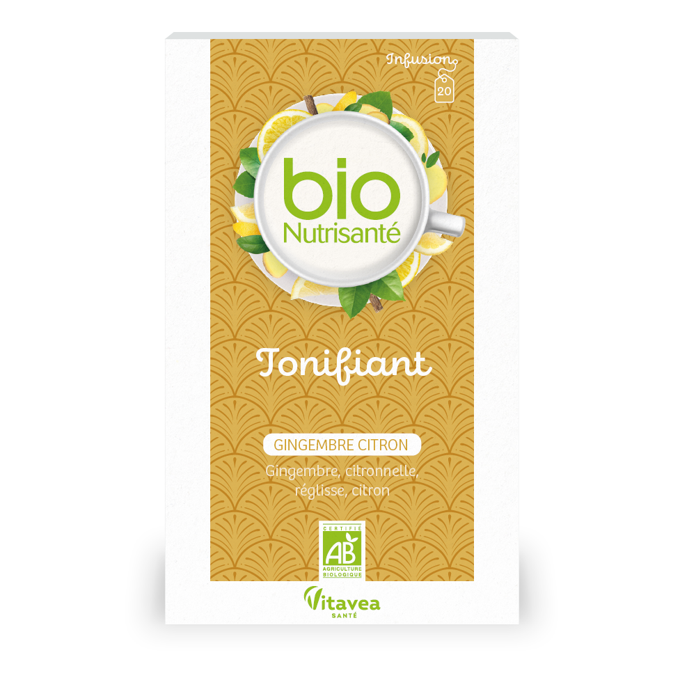 Infusion Bio Gingembre Citron Tonifiant