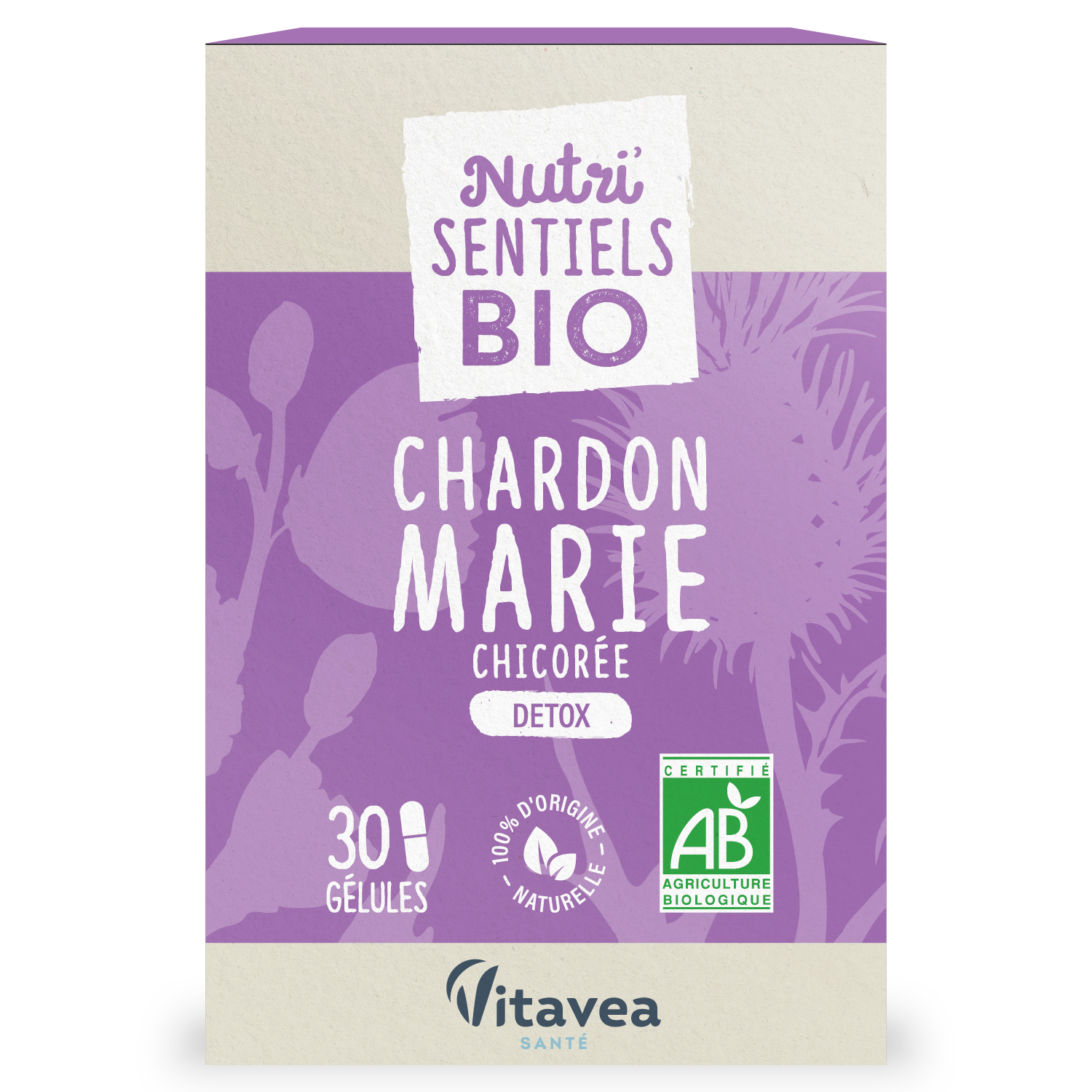 Nutri'sentiels Chardon Marie Bio 30 gélules