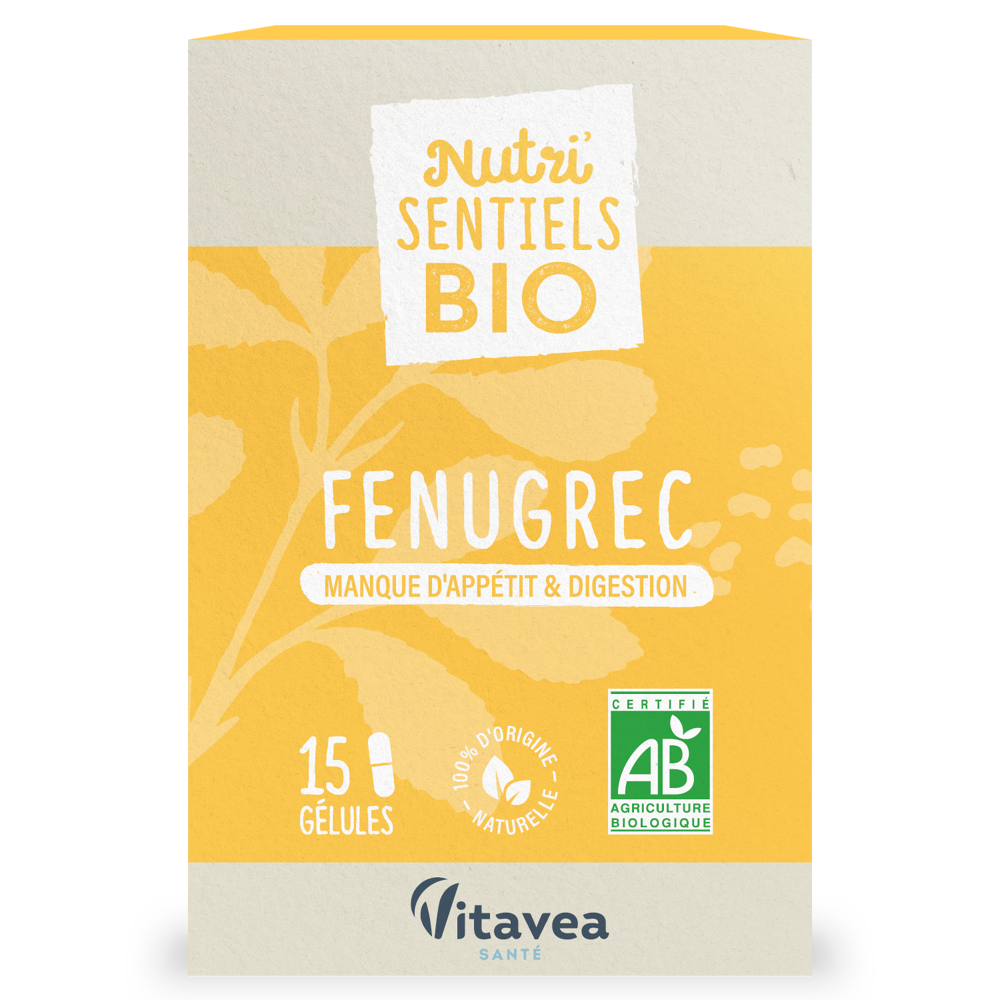 Nutri'sentiels Fenugrec Bio 15 gélules