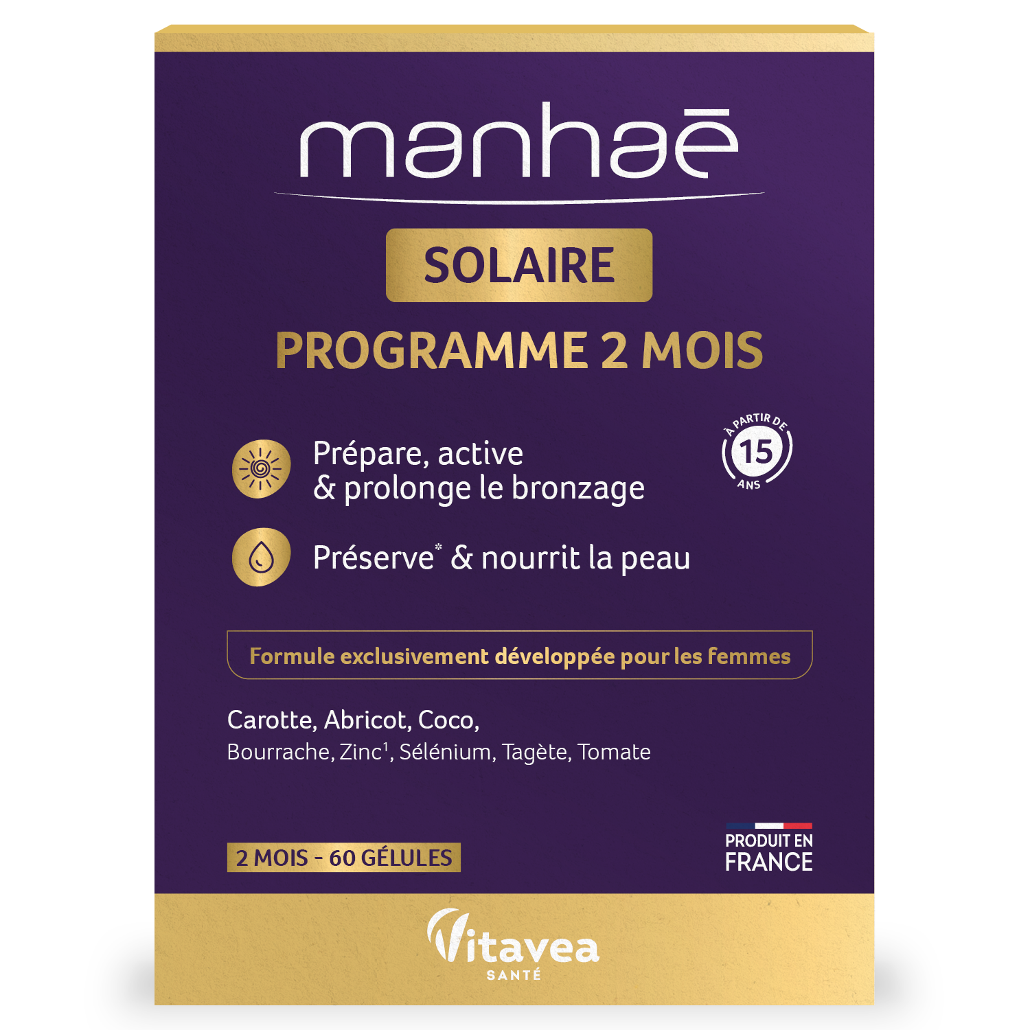 Manhae Solaire 60 gélules
