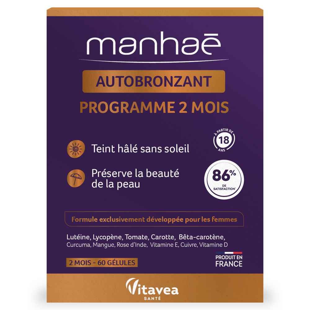 Manhae Autobronzant 60 gélules