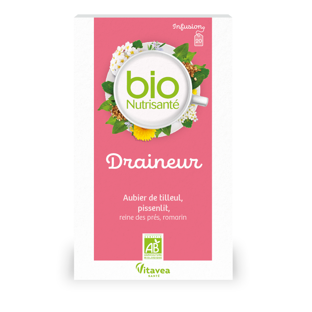 Infusion Bio Draineur 20 Sachets
