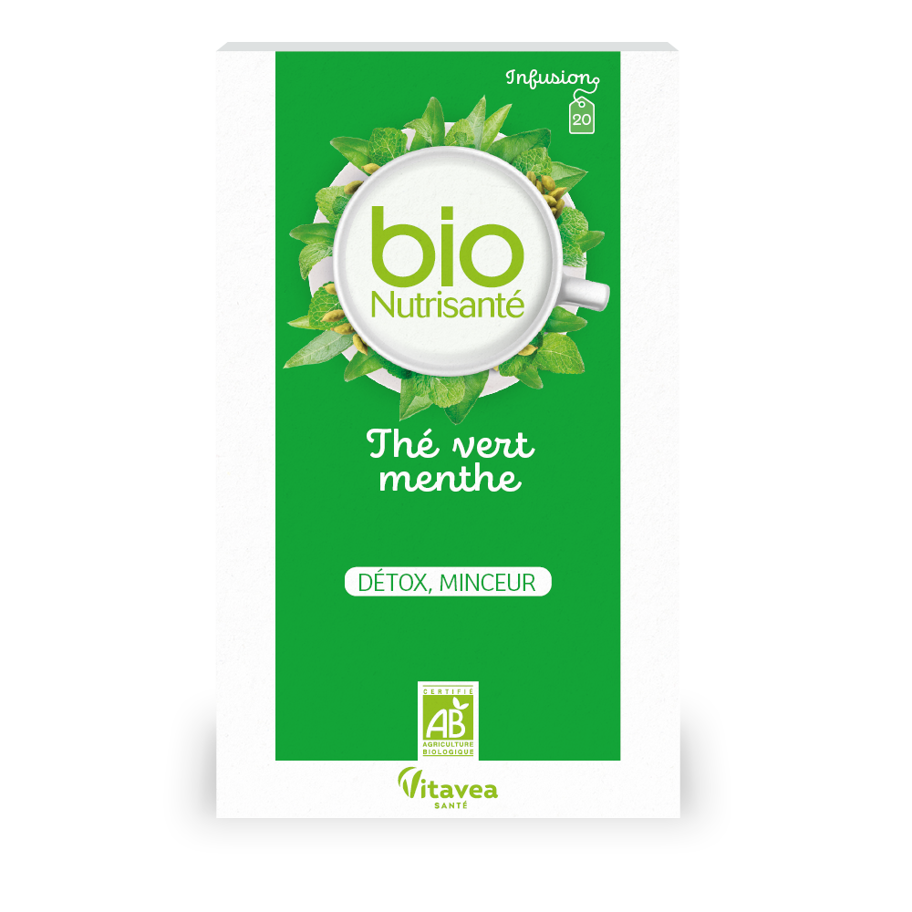 The Vert Menthe Bio 20 Sachets