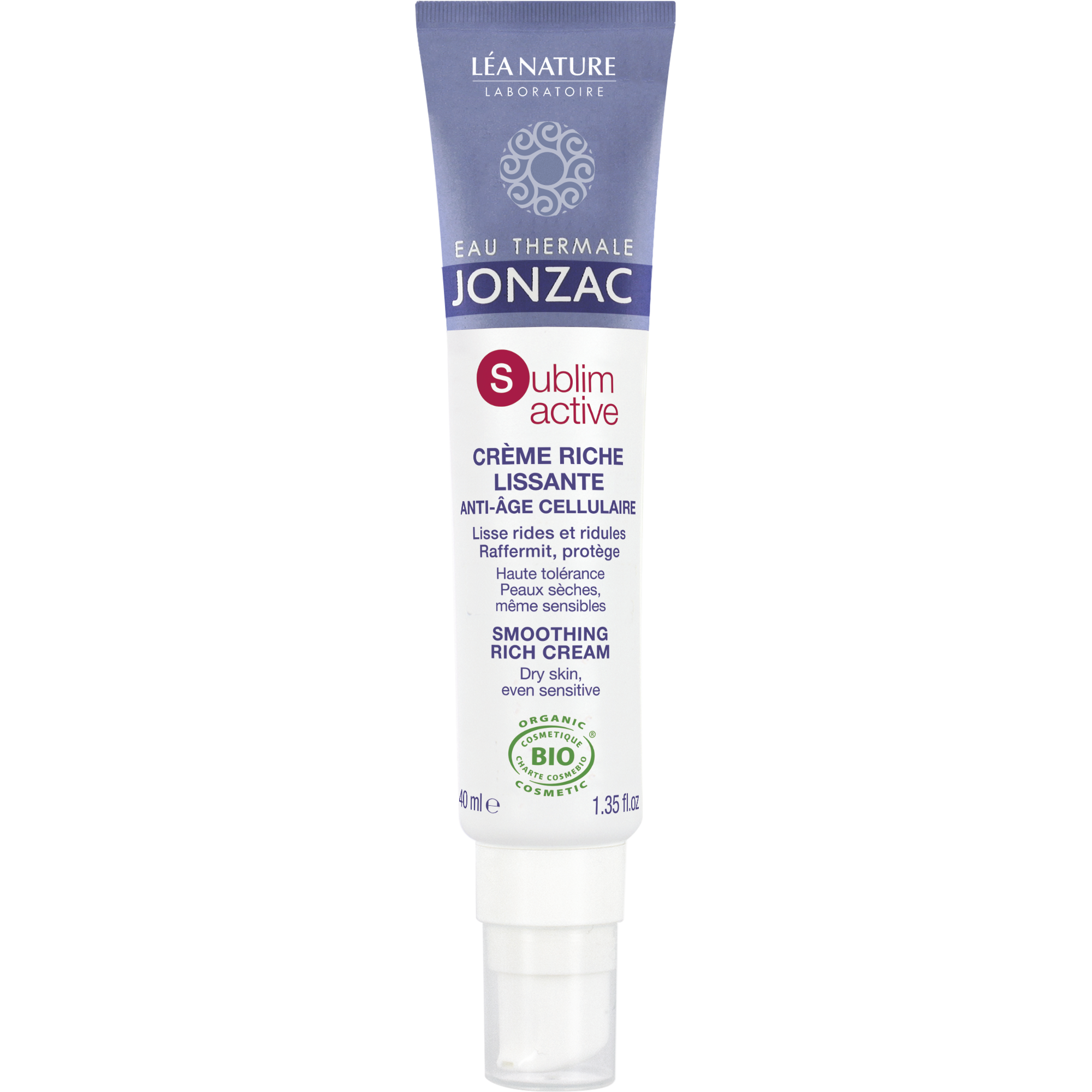 Sublimactive crème riche jeunesse immédiate bio 40ml