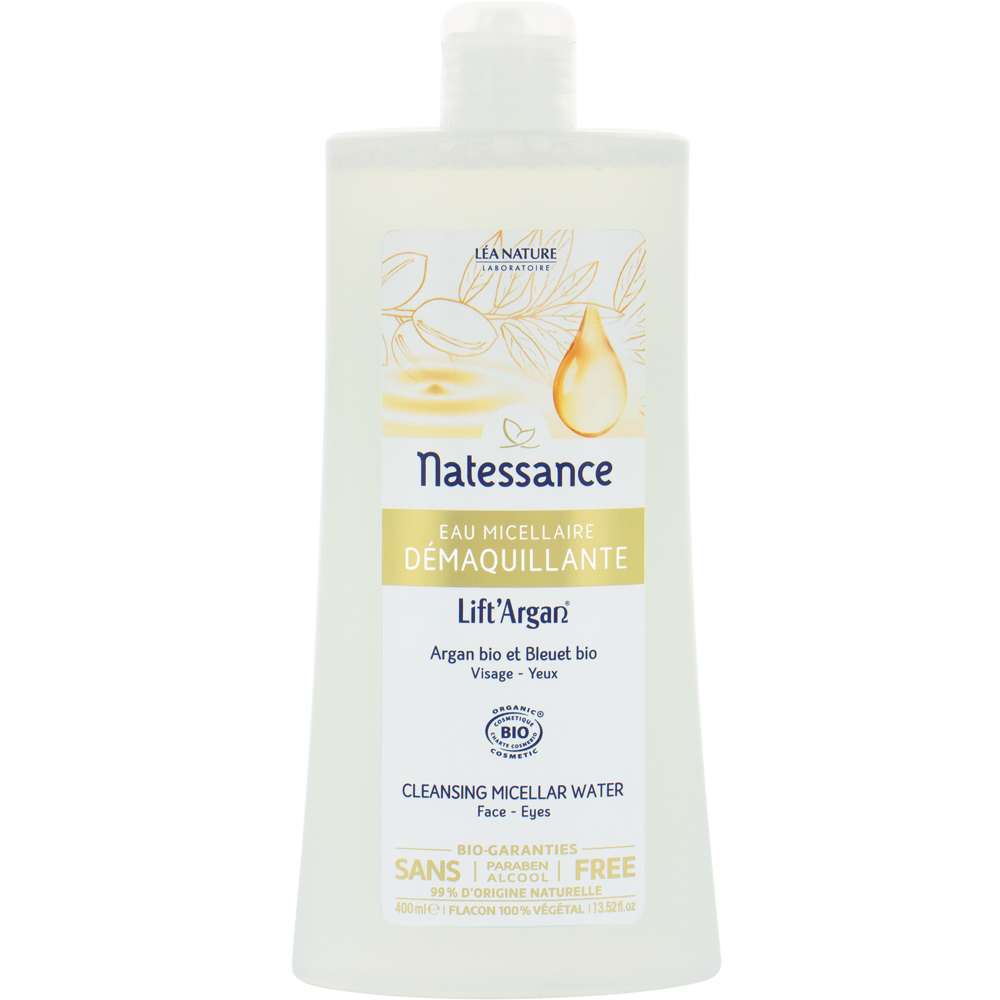 Eau micellaire démaquillante bio 400ml