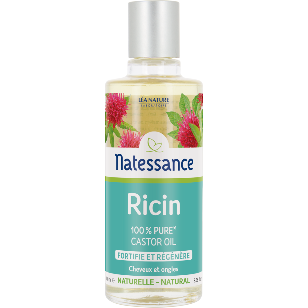 Natessance huile de ricin 100% pure - fortifie et régénére 100 ml
