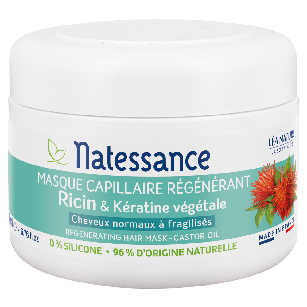Masque à l'huile de ricin et la kératine végétale 200ml