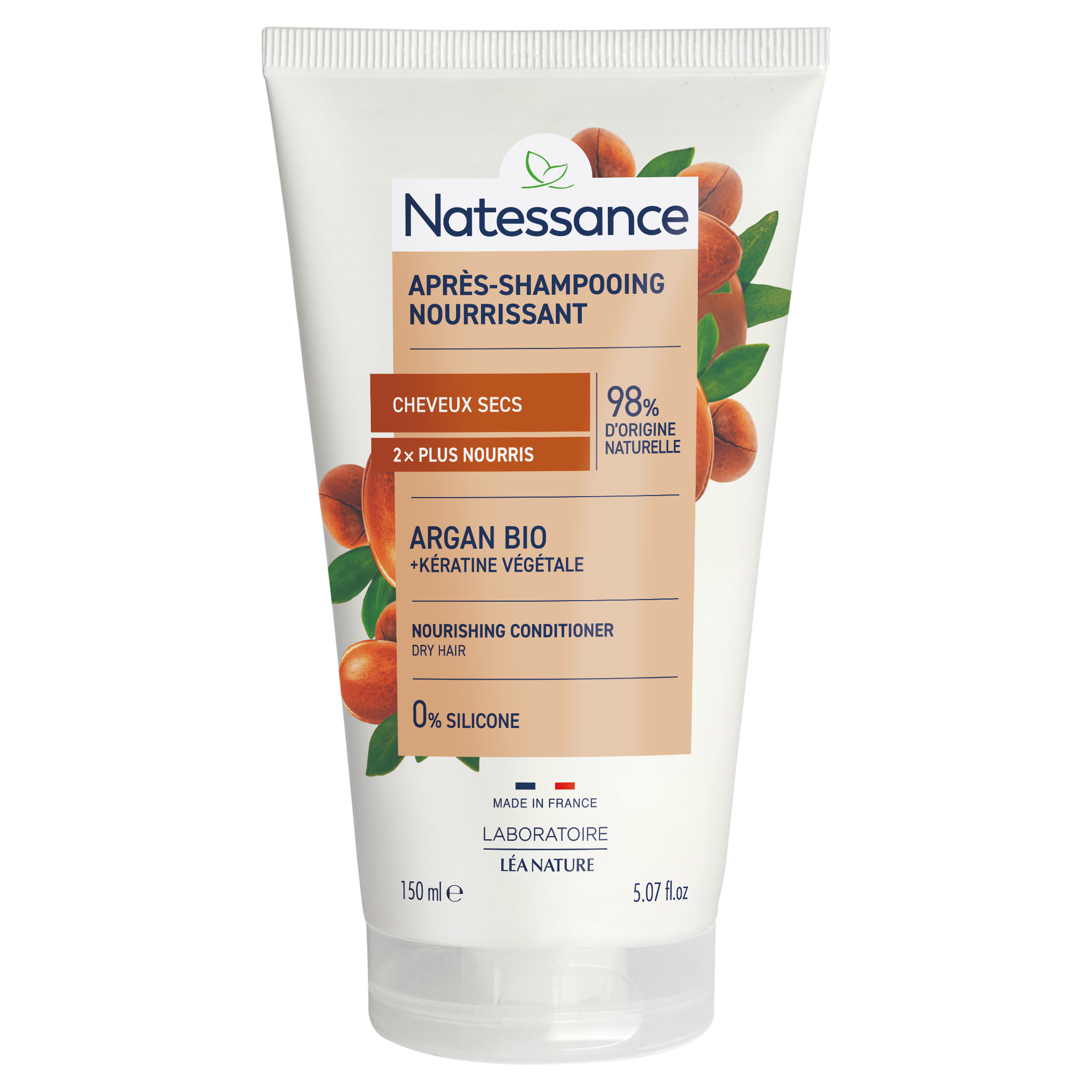 Après-shampoing argan & kératine végétale 150ml