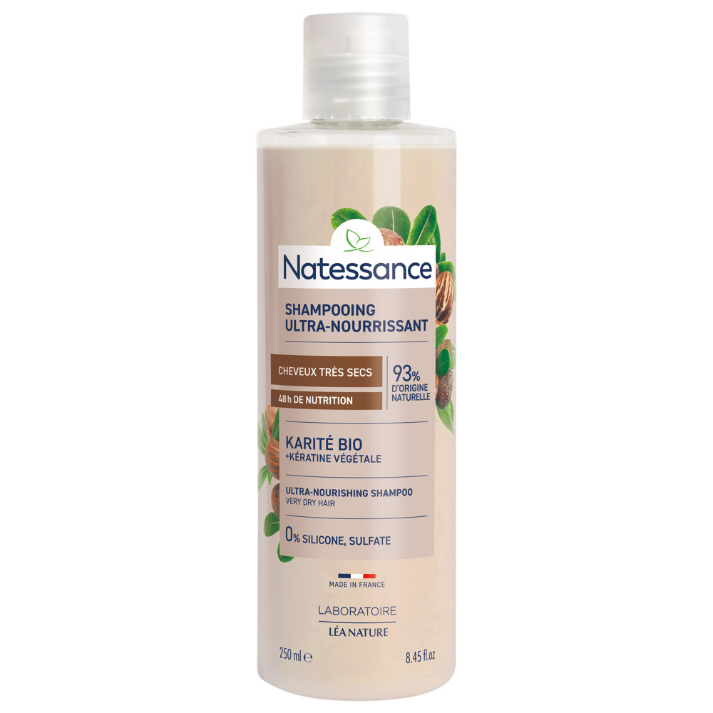 Shampoing crème karité et kératine végétale 250ml