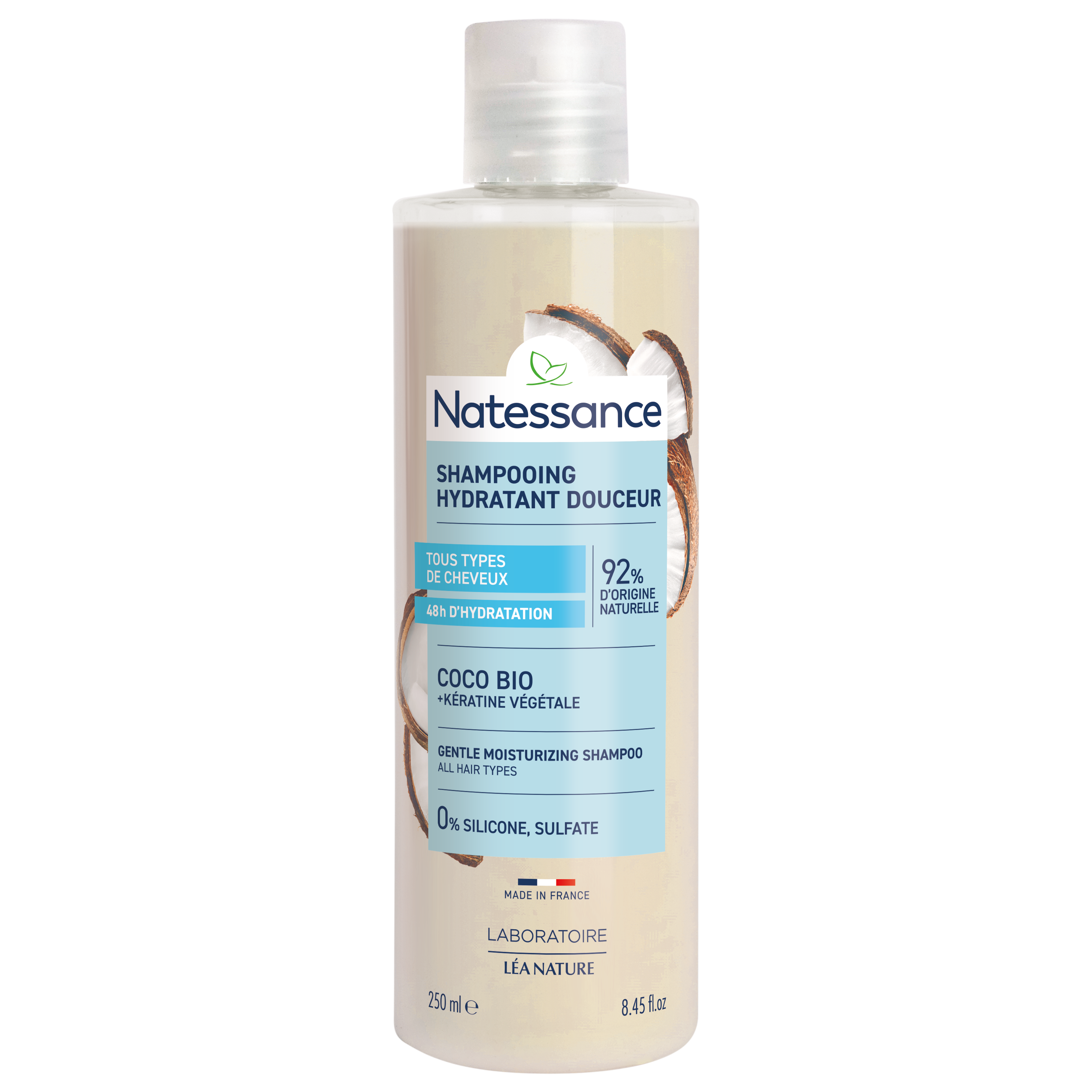 Shampooing coco et kératine végétale 250ml