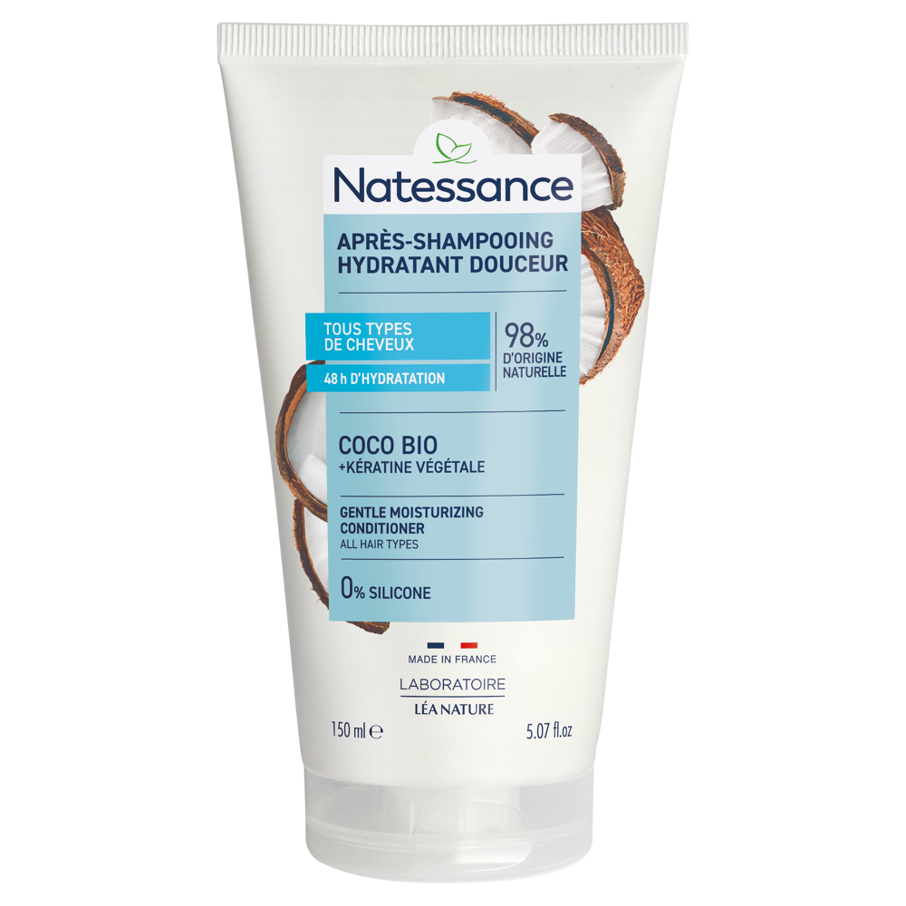 Après-shampoing extra-doux coco et kératine végétale 150ml