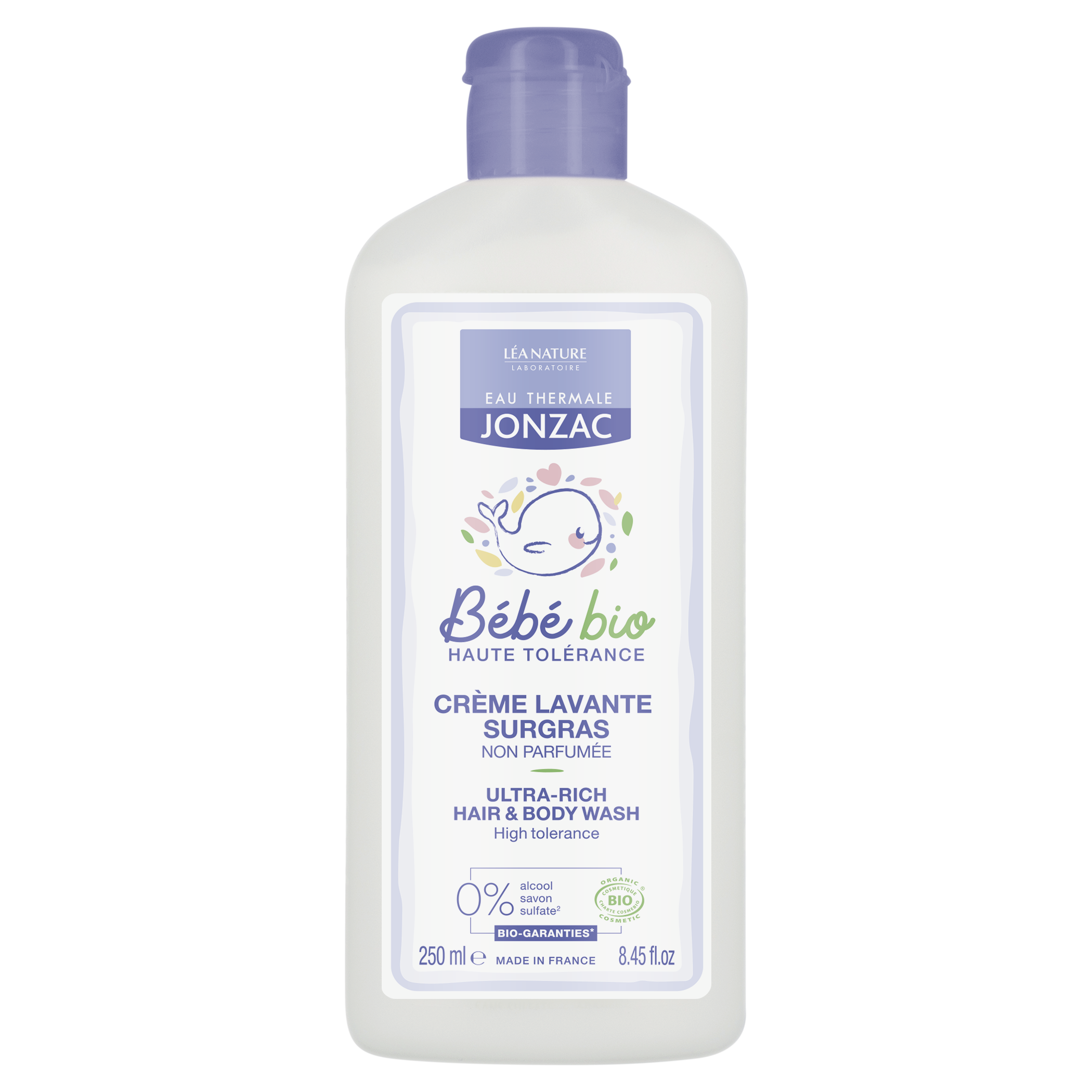 Crème lavante surgras Bébé 250 ml