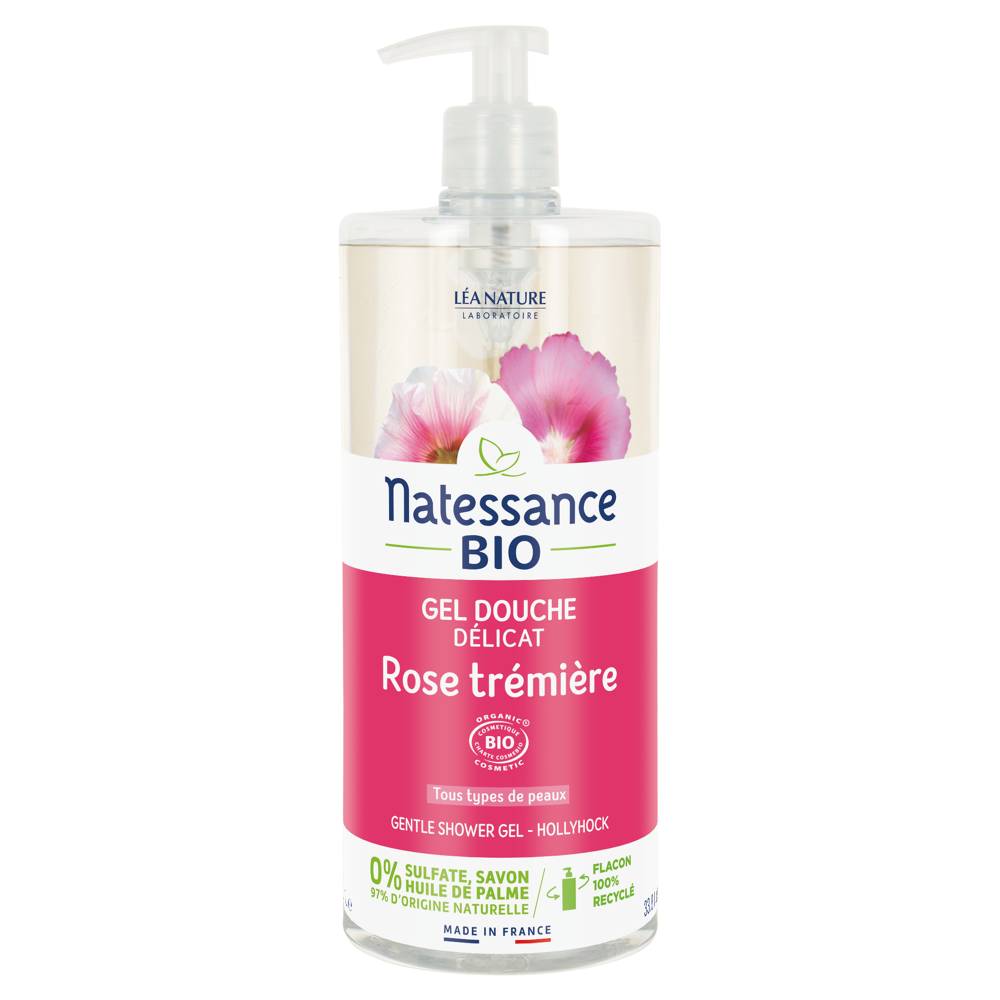 Gel douche Rose trémière 1l