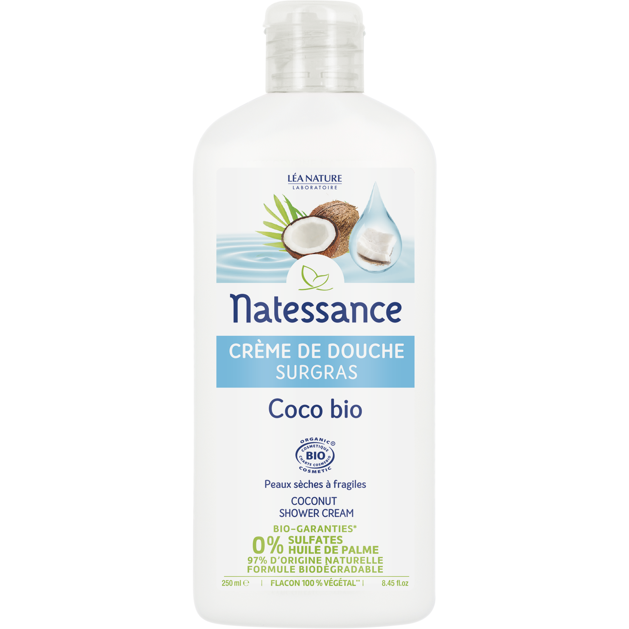 Crème de douche Coco bio 250ml