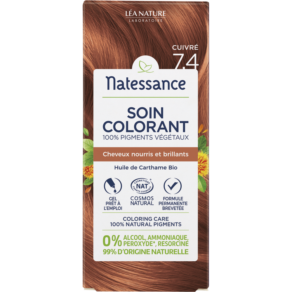 Soin Colorant Végétal Cuivré 7.4 150ml