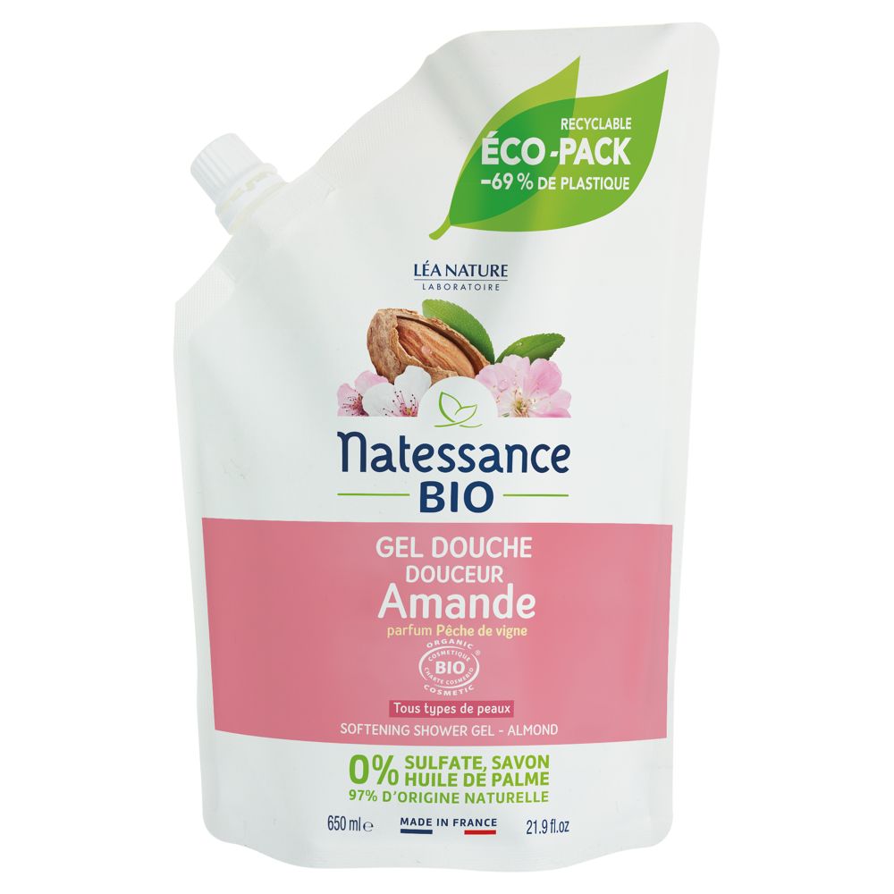 Gel douche douceur Amande parfum Pêche de vigne 650 ml