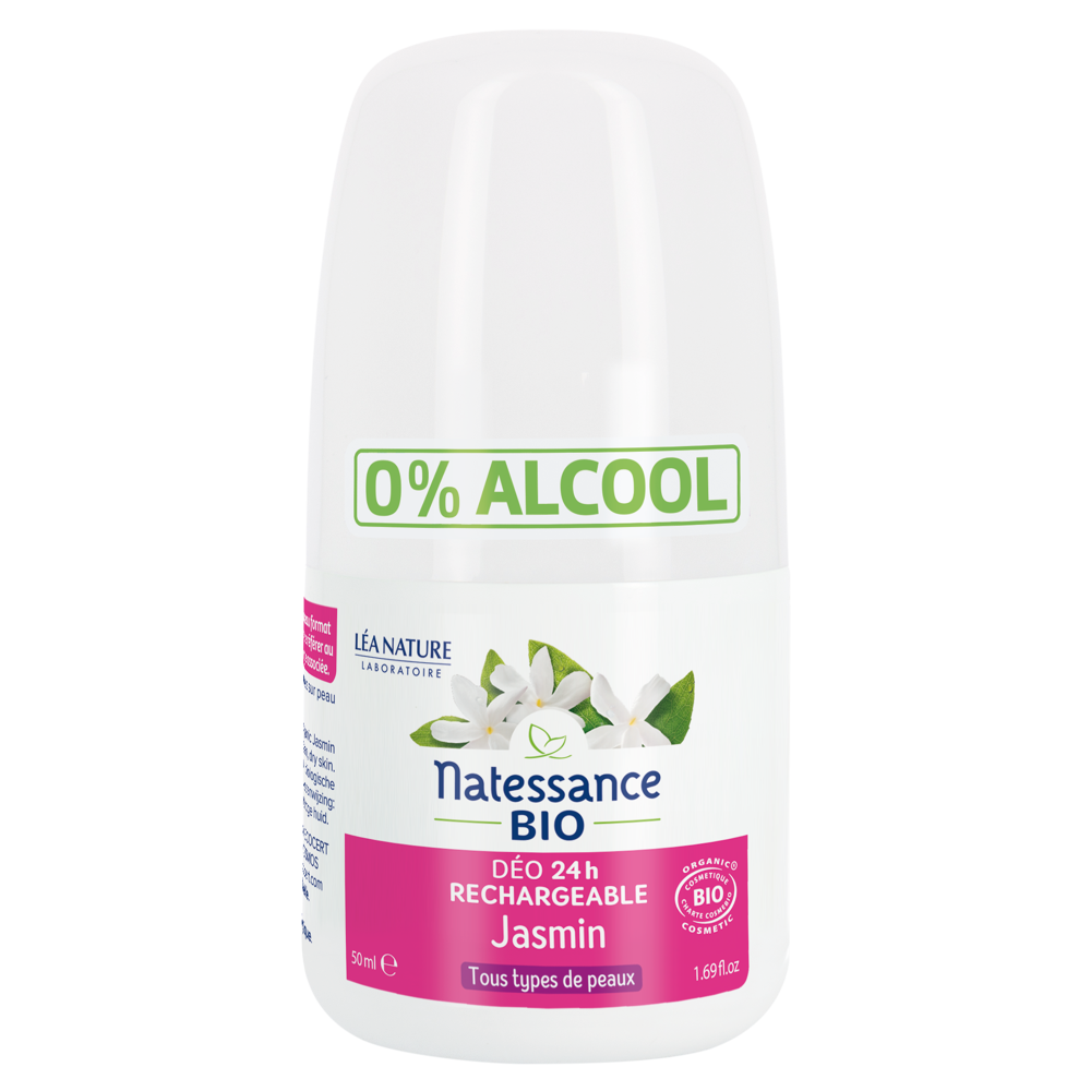 Déodorant rechargeable jasmin Bio 50 ml