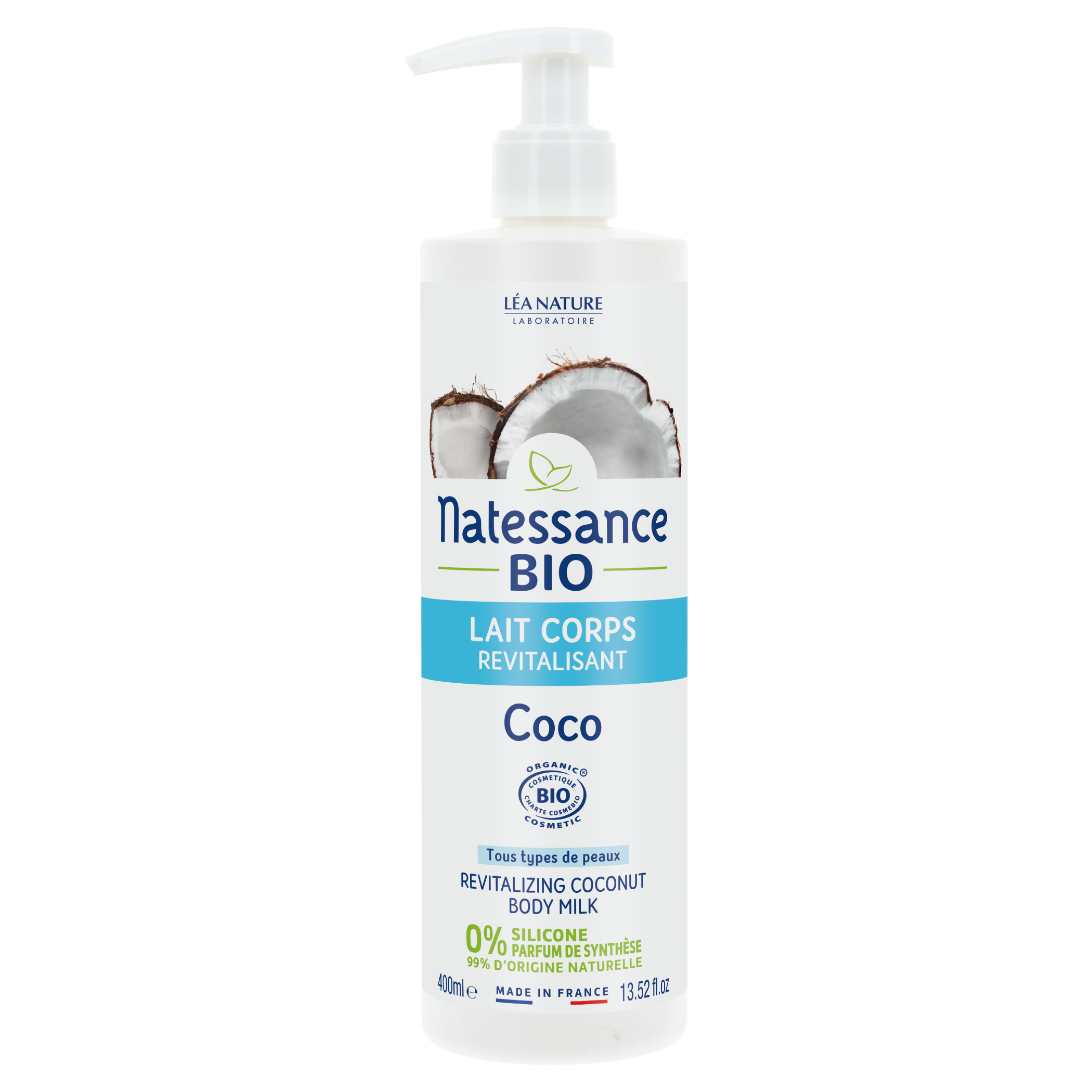 Lait corps revitalisant coco Bio 400ml